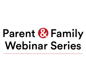 Parent and Family Webinar Series Logo
