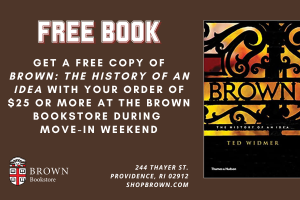 Brown Bookstore Free Book offer