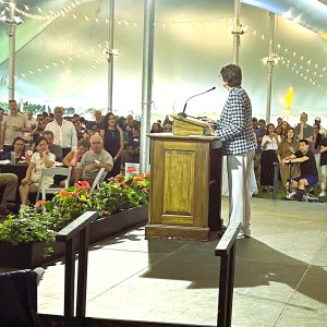 President Paxson welcomes parents and families.