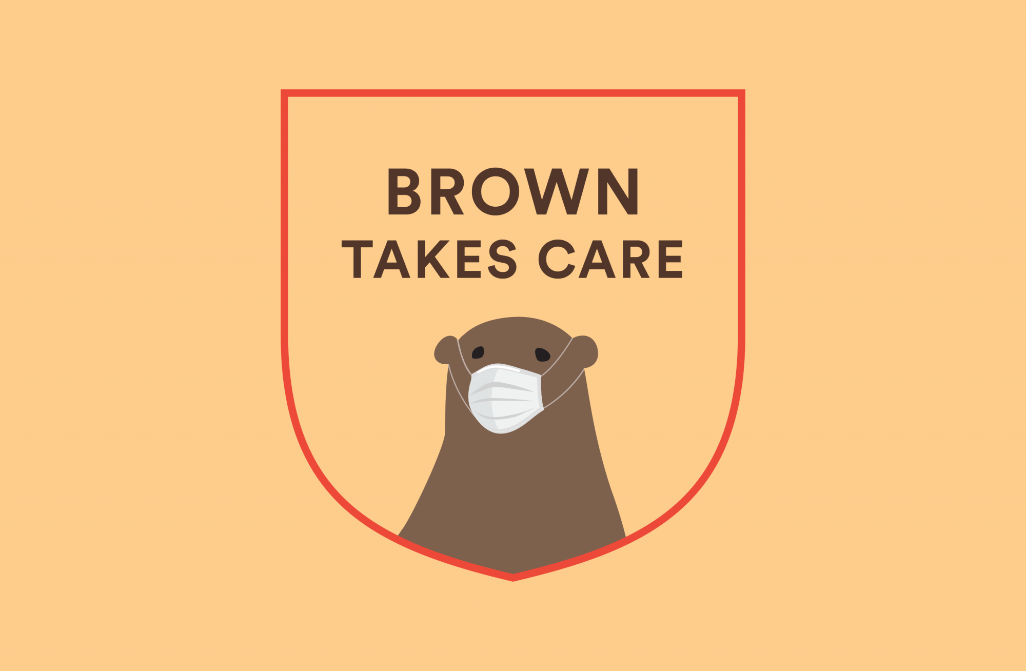 Brown Takes Care bear